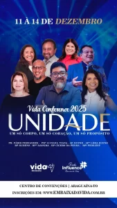 Vida Conference 2025 começa hoje em Araguaína com programação intensa até domingo; veja horários completos