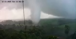 Tornado registrado no Paraguai assusta moradores e acende alerta climático no Cone Sul