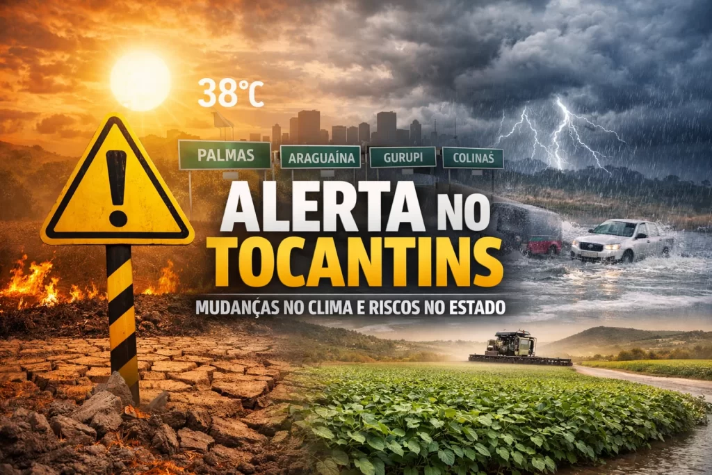 Alerta no Tocantins: variação do clima acende sinal amarelo para saúde, campo e energia