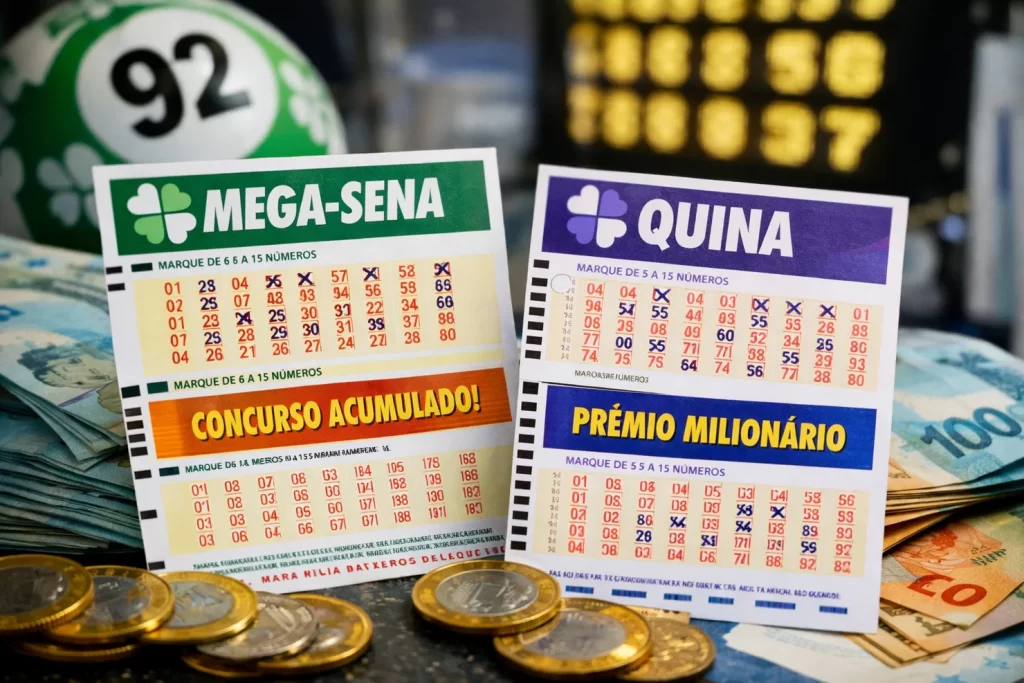 Milhões em jogo: confira os números da Mega-Sena e da Quina