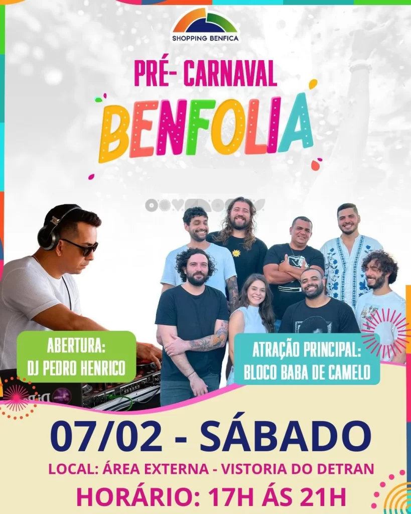 Pré-Carnaval Benfolia agita o Shopping Benfica