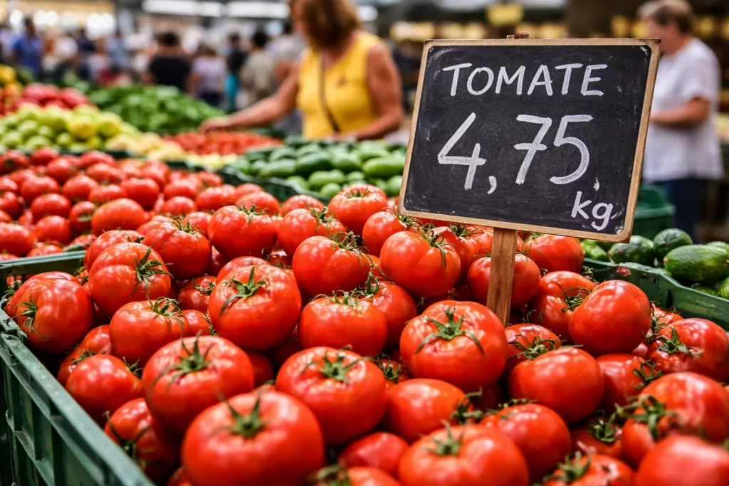 Tomate dispara 46% e aperta orçamento das famílias em Palmas