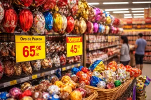 Páscoa de 2026 chega com chocolate ainda caro, e famílias adaptam tradição ao orçamento
