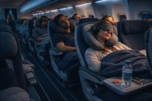 Dormir na classe econômica é possível? O que a ciência e especialistas recomendam para chegar descansado mesmo em voos longos