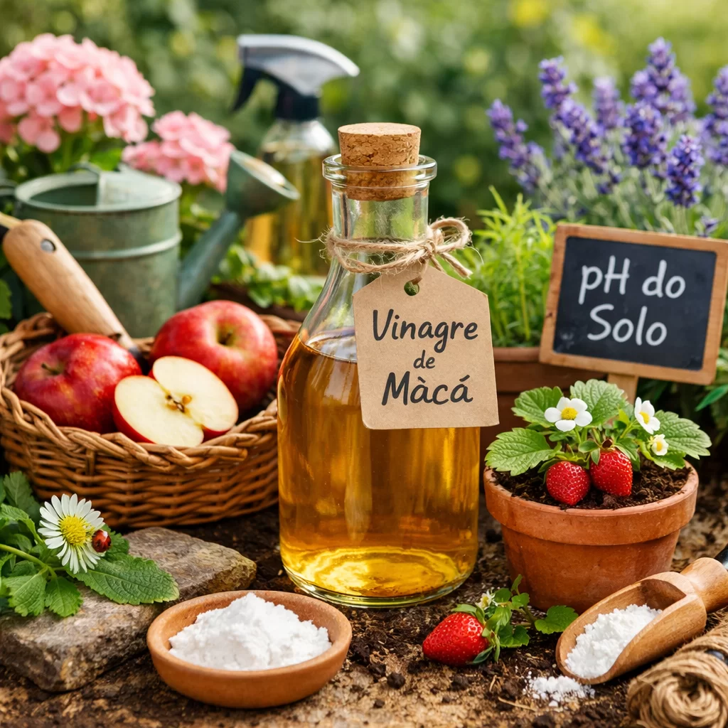 7 motivos que explicam por que o vinagre de maçã ganhou espaço no cuidado de plantas e jardins durante o verão