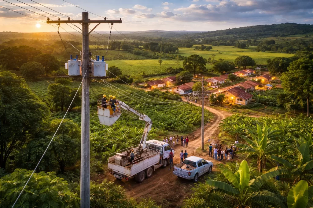 Luz para Todos 2026 terá R$ 2,5 bilhões e amplia energia elétrica em áreas rurais e regiões remotas do Brasil