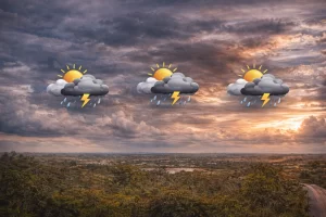 Chuvas isoladas, calor acima de 34 °C e rajadas de vento exigem atenção em viagens e eventos no Tocantins neste fim de semana