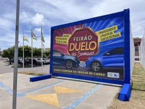Aracaju: feirão de seminovos oferece veículos a partir de R$ 29.900 no Centro de Convenções