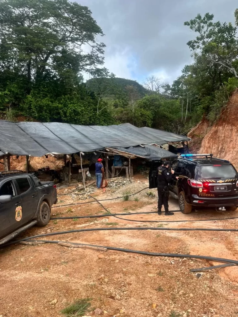 Garimpo ilegal é desmantelado no Tocantins: PF e ANM prendem responsável por exploração clandestina em Monte do Carmo