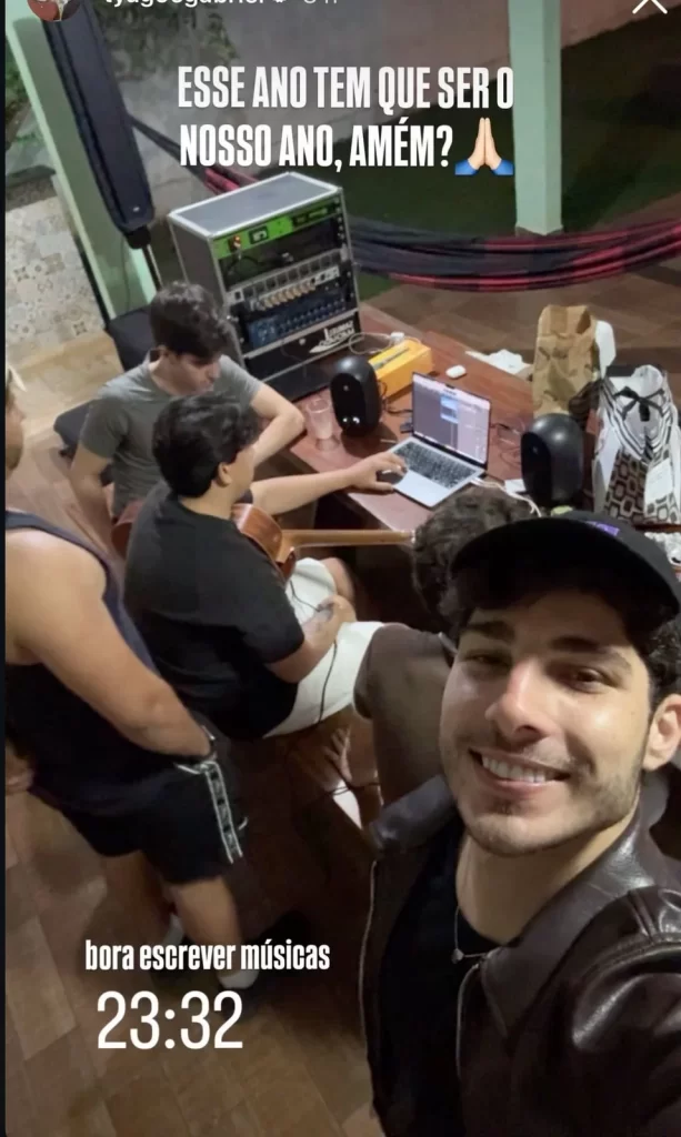 Tyago & Gabriel e Gabriel Fava surgem juntos na madrugada e movimentam bastidores do sertanejo; possível feat anima fãs