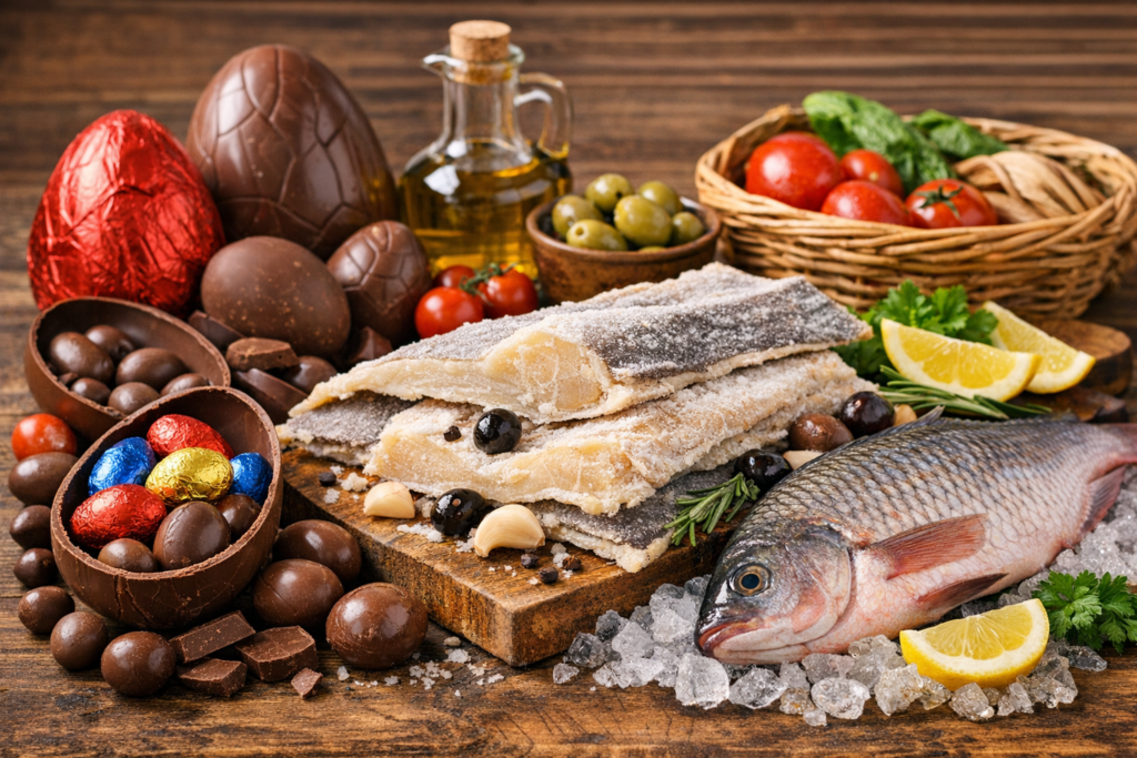 Semana Santa começa com mesa pressionada: bacalhau pesa no bolso, ovos sobem e peixe do Tocantins vira saída para a Páscoa