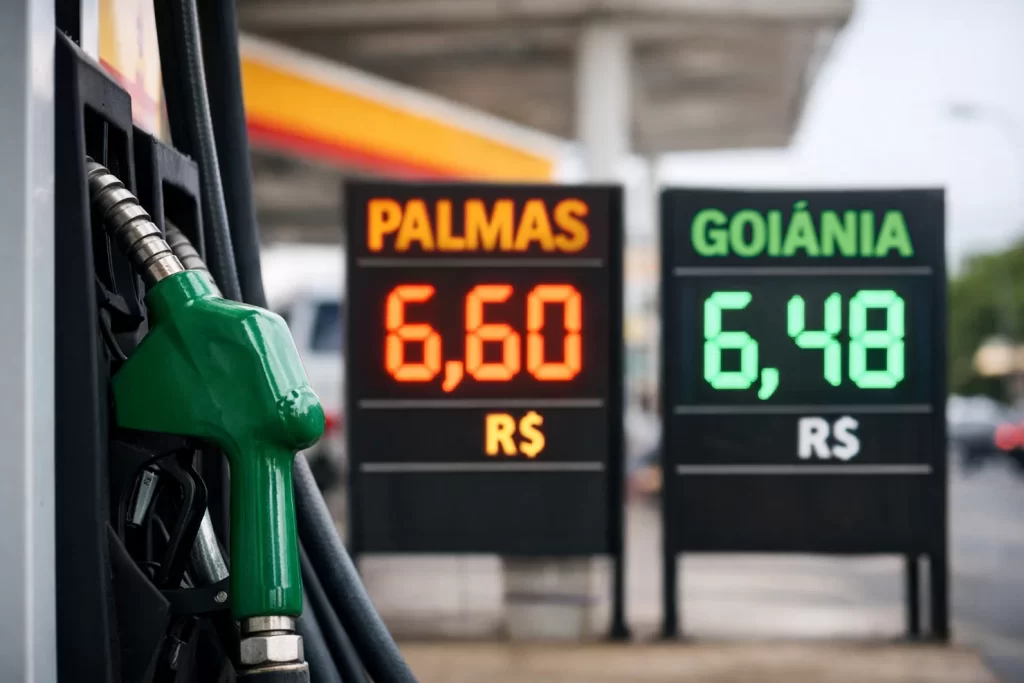 Gasolina fica mais cara em Palmas e cai em Goiânia após início de tensão internacional
