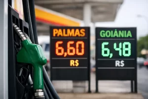 Gasolina fica mais cara em Palmas e cai em Goiânia após início de tensão internacional