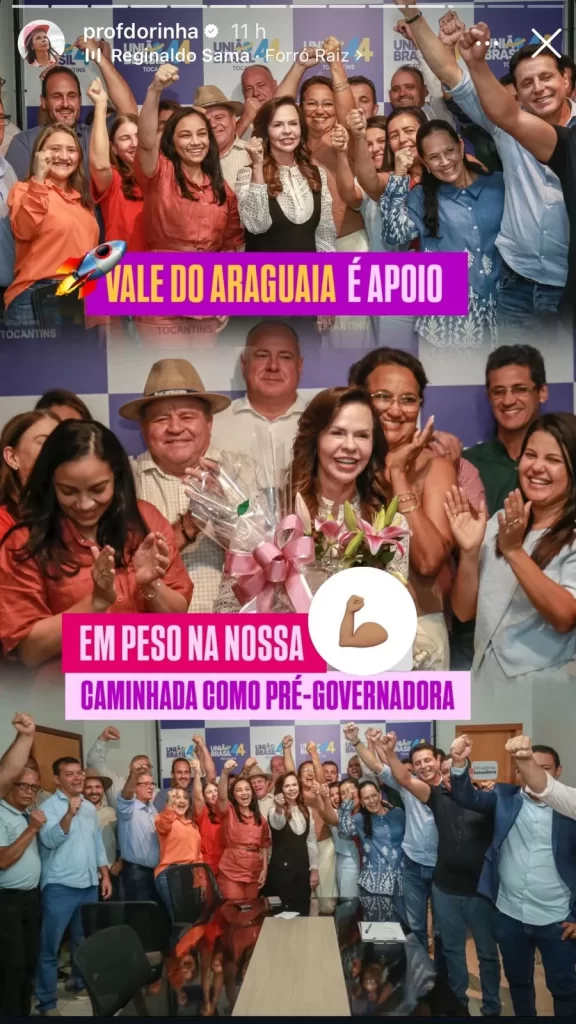 Dorinha recebe apoio de Nilton Franco, prefeitos, ex-prefeitos e lideranças do Vale do Araguaia para pré-candidatura ao Governo do Tocantins