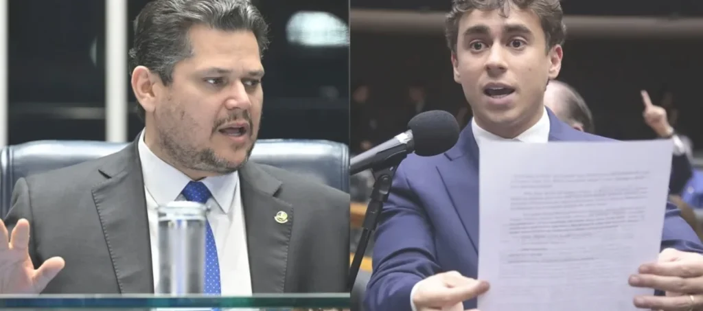 nikolas e alcolumbre