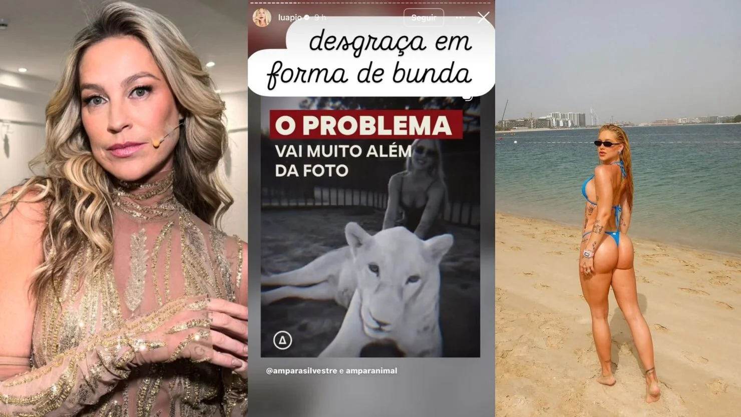 F6 da Fama com Leão Lobo: Apresentadora comemora 50 anos com festão de luxo, Luana Piovani chama Virgínia de "desgraça em forma de bunda" e mais... 3 Luana