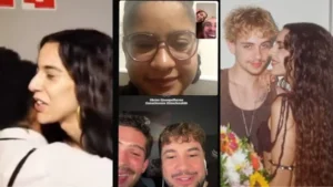 Juliano Floss, Tia Milena e João Guilherme aparecem em chamada de vídeo e agitam fãs nas redes