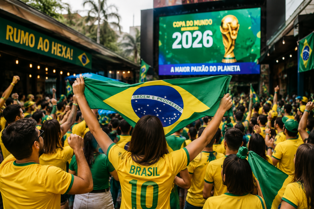 Brasil estreia contra Marrocos e reacende paixão nacional às vésperas do Mundial