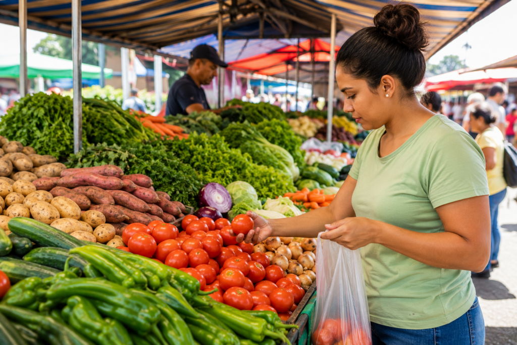 Alta dos alimentos muda hábitos de consumo e transforma a ida à feira em estratégia de economia