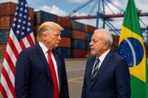 Tarifaço de Trump acende alerta no Brasil, mas exceções aliviam agro e indústria