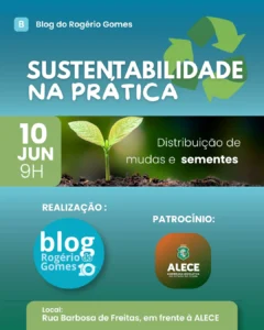 Blog do Rogério Gomes promove educação ambiental e mobilização social em Fortaleza