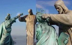 Vídeo do Irã mostra Cristo Redentor e Estátua da Liberdade em luta e provoca debate nas redes