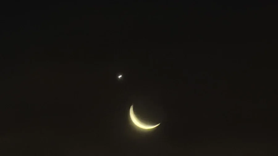 Espetáculo no céu: encontro raro entre lua, vênus e júpiter encanta brasileiros e chama atenção de especialistas
