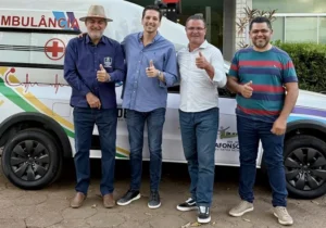Olyntho garante nova ambulância para fortalecer os serviços de saúde em Pedro Afonso