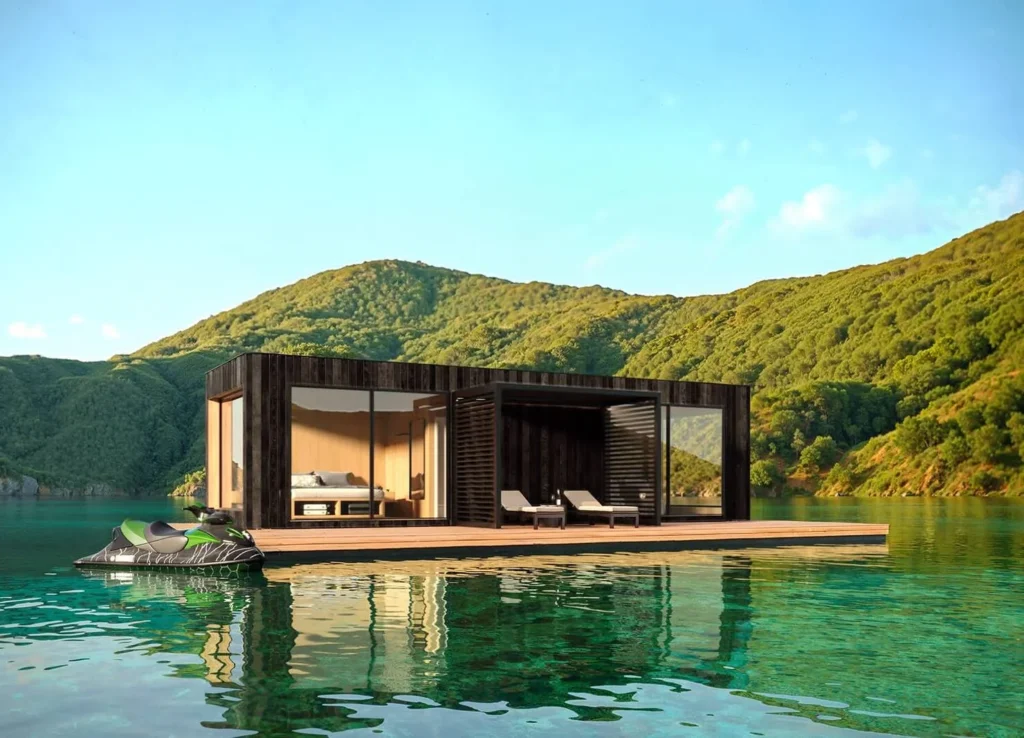 Arquiteta de Casa Flutuante une construção modular e engenharia naval em projetos de alto padrão