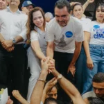 Ao lado de Dimas, adversário na eleição estadual de 2022, Wanderlei assume Dorinha e promete chegar aos 139 municípios