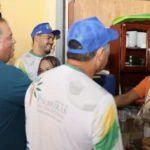 Eduardo Gomes visita a Praia do Pedral, em Palmeiras do Tocantins