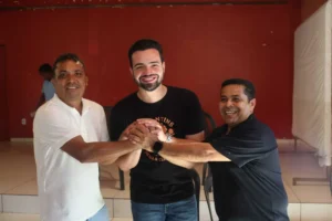Vereador Cley Sales, ex-vereador Gil Cardoso e ex-vice-prefeito Adonedes Queiroz declaram apoio à pré-candidatura de Marcos Júnior em Itaguatins