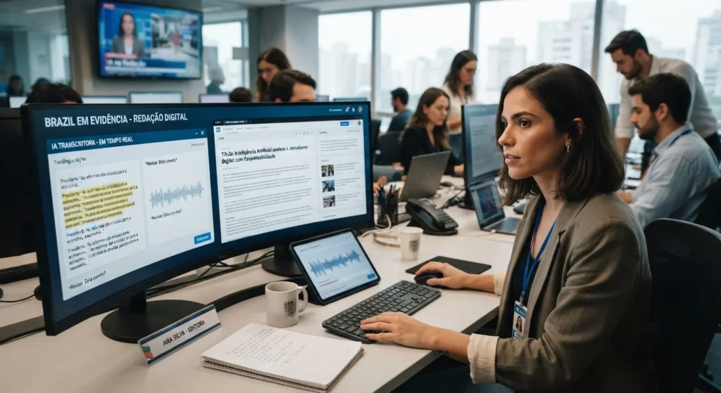 Inteligência artificial muda a rotina do jornalismo digital