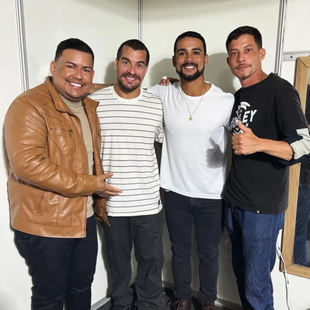 Thiago Capixaba e Thiago Martins  na Festa de Inverno em Guarapari ES
