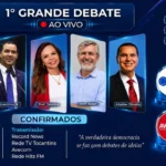 Cinco candidatos ao Governo do Tocantins ficam frente a frente em debate no dia 18 de agosto