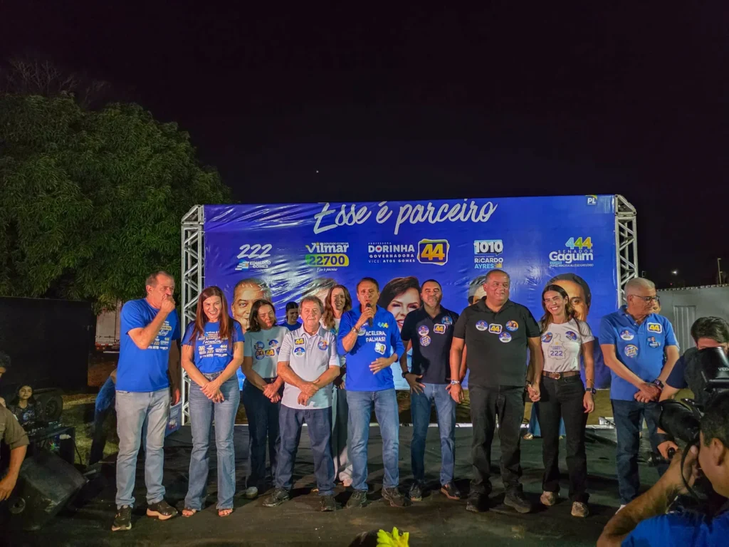 Com casa cheia e prestígio político, Vilmar reúne Wanderlei, Eduardo Siqueira, Gomes e Gaguim em Palmas