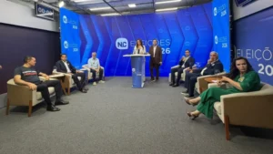 Ataídes provoca Dorinha sobre eventual renúncia para Atos Gomes; candidata rebate e clima esquenta no debate do SBT