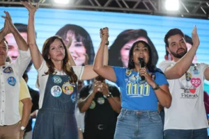 Ao lado de Dorinha e Janad, Marcos Júnior reúne apoiadores e mostra força política no Setor Santa Fé