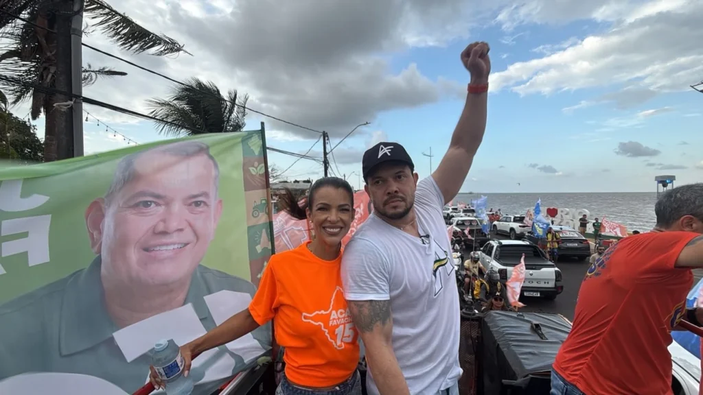 Candidato que mais cresceu em pesquisa recente, Acácio celebra com megacarreata simultânea no Amapá; organização estima mais de 15 mil carros e motos