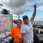 Candidato que mais cresceu em pesquisa recente, Acácio celebra com megacarreata simultânea no Amapá; organização estima mais de 15 mil carros e motos