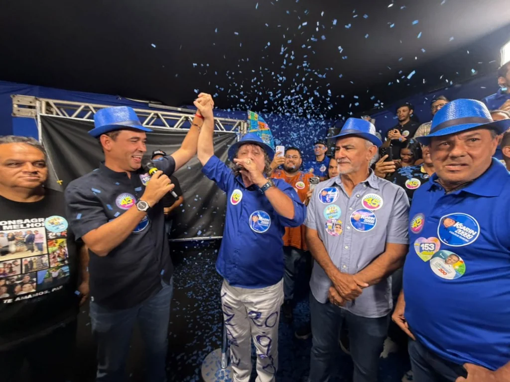 “Eu vim para somar”, diz Ksarin ao anunciar apoio a Vicentinho; “Passe pra dentro e construa seu projeto”, responde candidato; Zé Nagru reage: “Colinas é Dorinha”