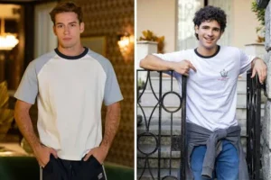 Pietro Antonelli grava primeiro beijo com João Victor Gonçalves em novela da Globo; cena terá trilha de Cazuza