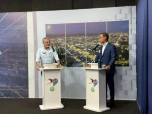 Debate na RedeTV! coloca Vicentinho e Witer frente a frente sobre corrupção, segurança, servidores e infraestrutura no Tocantins
