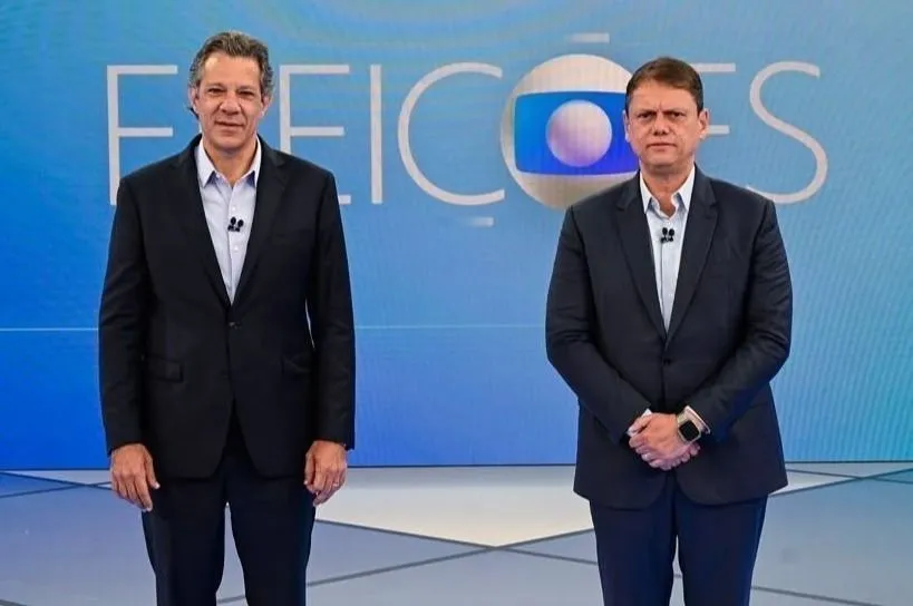 Tarcísio chega a 60% e pode liquidar eleição em SP no primeiro turno; Haddad tenta evitar derrota