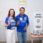 Se Deus quiser, vamos comemorar a nossa vitória”, diz Gaguim após votar em Palmas