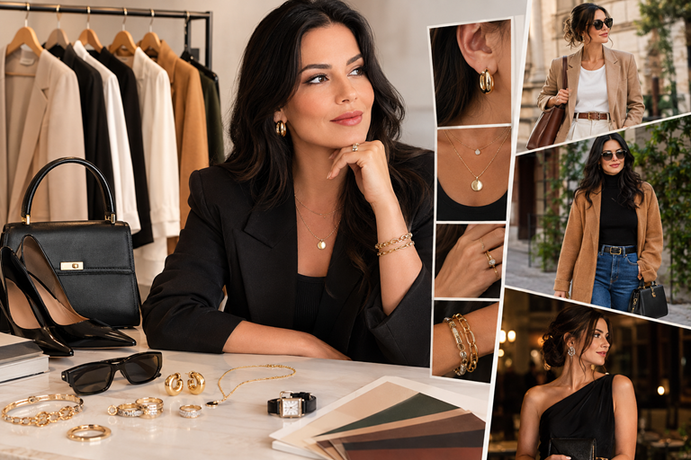 Como criar looks sofisticados: combinação de roupas, acessórios e jóias para diferentes ocasiões