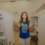 Dorinha cobra respeito após votar em Palmas: “É a mulher que precisa ser respeitada”
