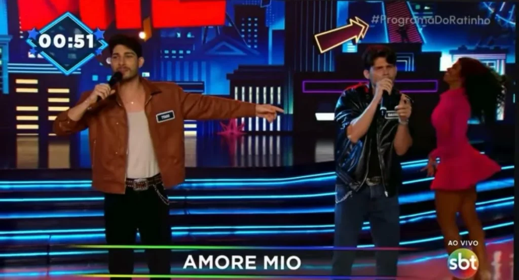 Tyago e Gabriel têm participação no Programa do Ratinho anunciada pelo DT; veja o vídeo