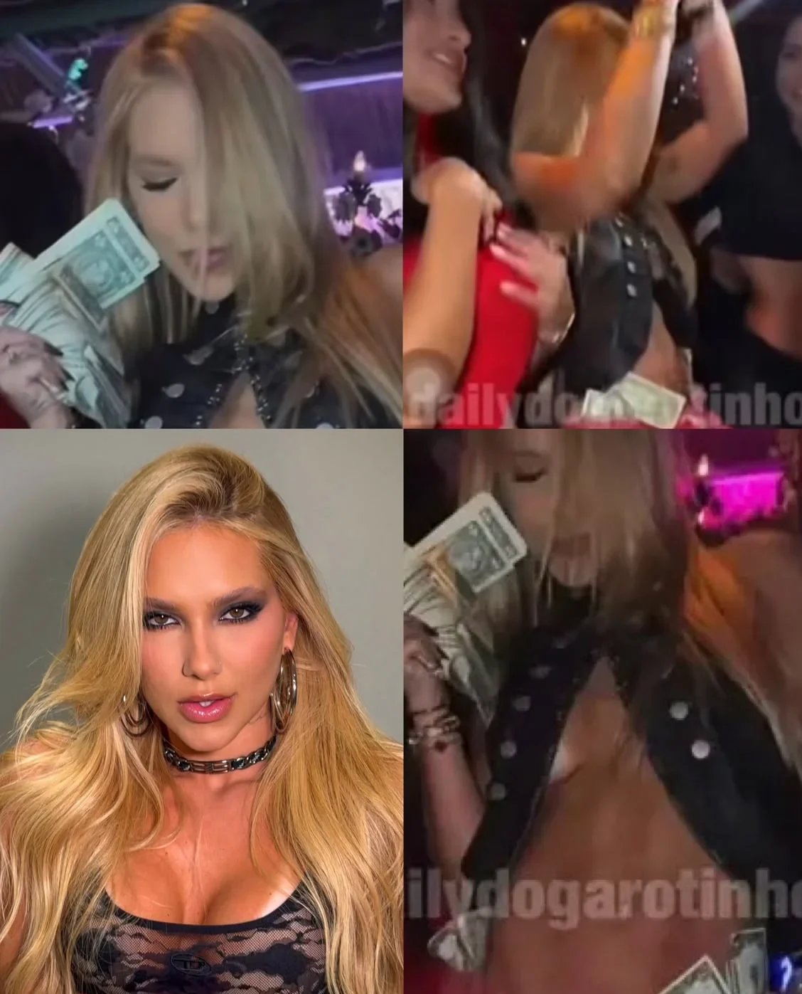 F6 da Fama com Leão Lobo: Virginia ostenta com dólares no corpo em viagem, esposa de jogador detona Luana Piovani e mais... 1 virginia 2 e1793119074951