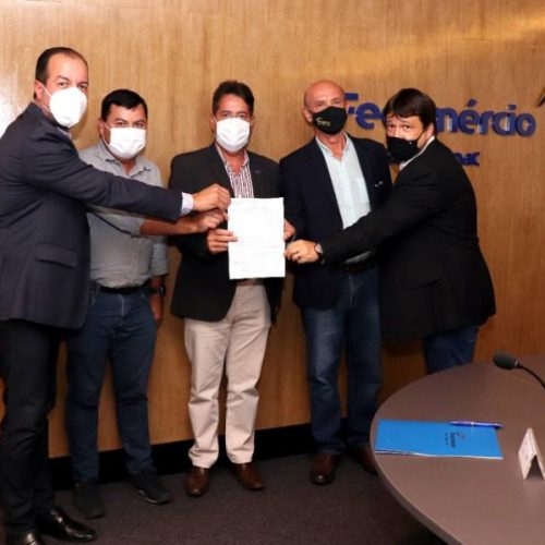 Fecomércio assina termo com Sebrae e Faciet para cessão de espaço voltada ao fomento do Comércio